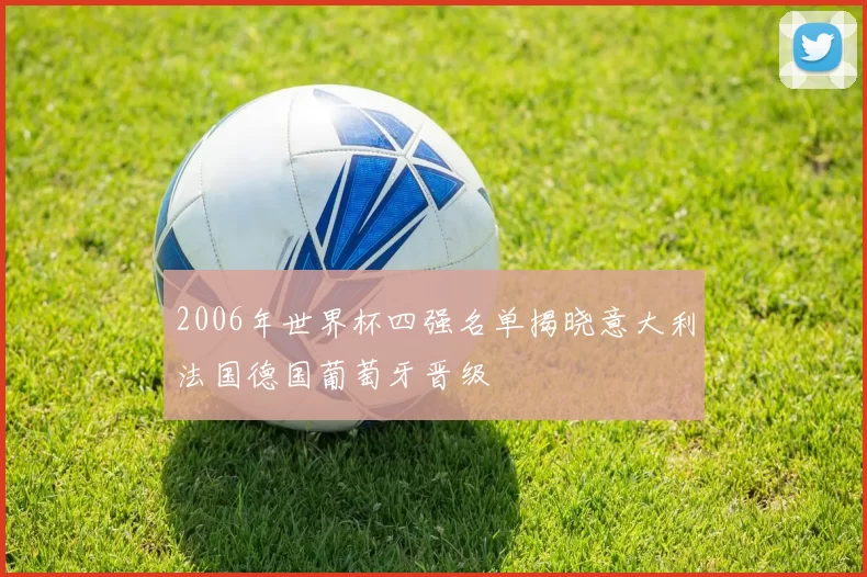 2006年世界杯四强名单揭晓意大利法国德国葡萄牙晋级